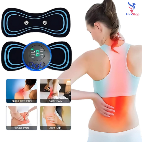 Mini Masajeador Muscular Recargable – Alivio inmediato para cuello, espalda y piernas