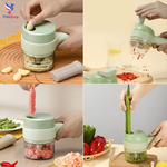 FreshCut - CORTADOR DE ALIMENTOS ELÉCTRICO 4 EN 1