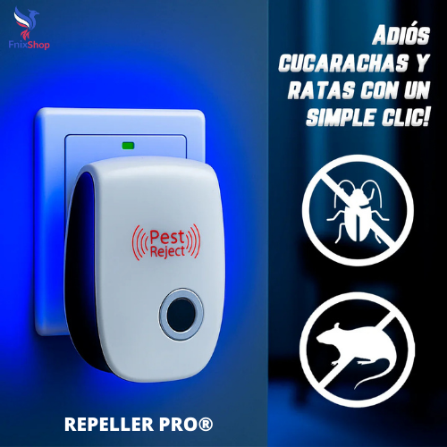 Repeller PRO® Ultrasónico Roedores e Insectos + Envio GRATIS