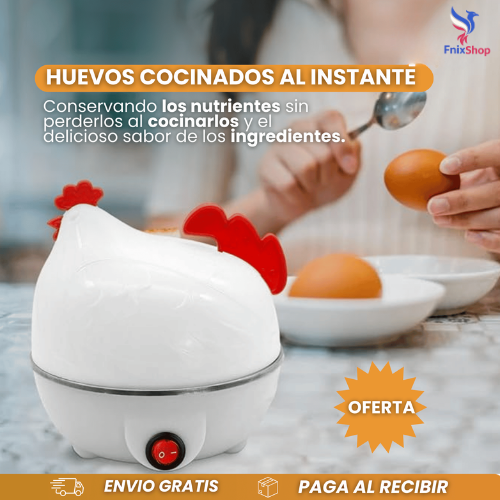 🍳 Hervidor de Huevos Eléctrico – ¡Huevos perfectos sin complicaciones!