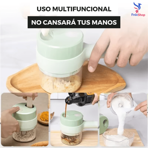 FreshCut - CORTADOR DE ALIMENTOS ELÉCTRICO 4 EN 1
