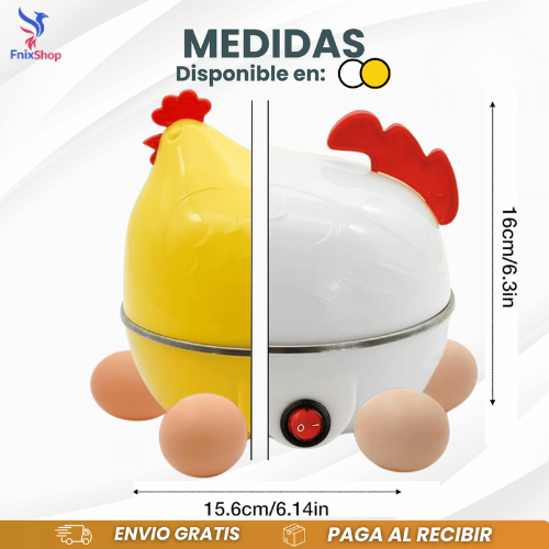 🍳 Hervidor de Huevos Eléctrico – ¡Huevos perfectos sin complicaciones!