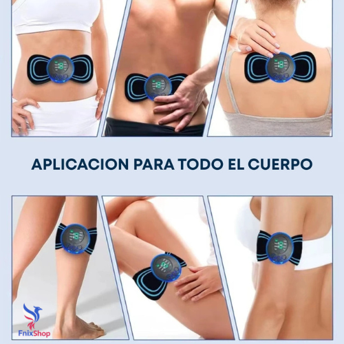 Mini Masajeador Muscular Recargable – Alivio inmediato para cuello, espalda y piernas